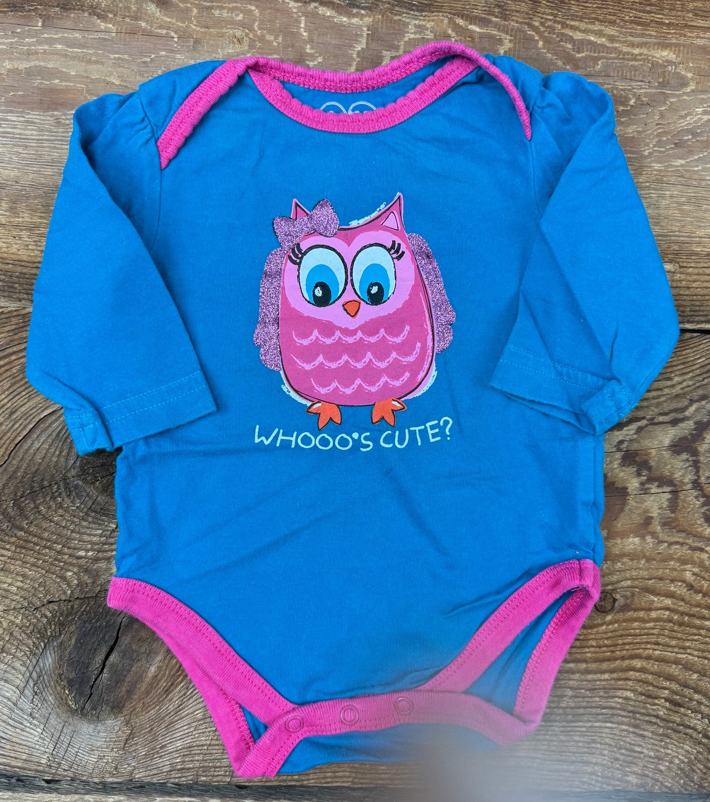 TCP 0-3M Owl Onesie