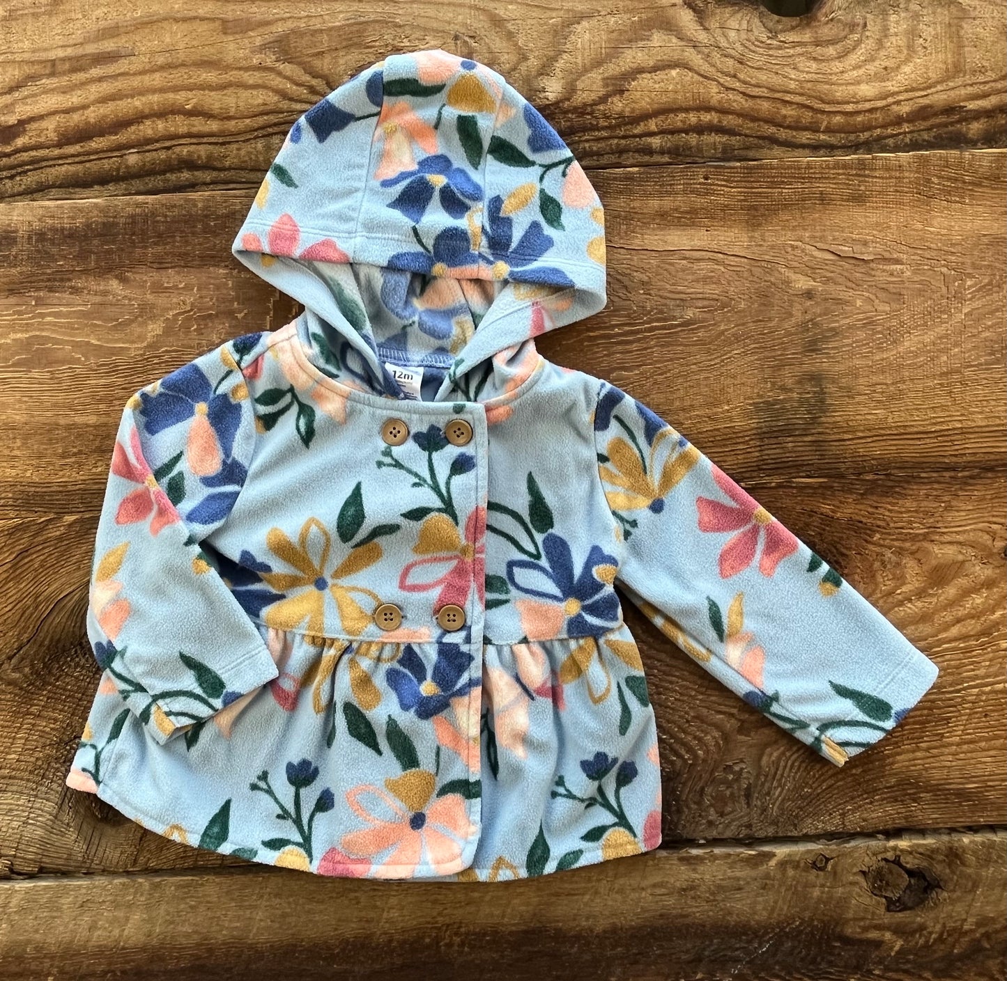 Carter’s 12M Fleece Floral Sweater