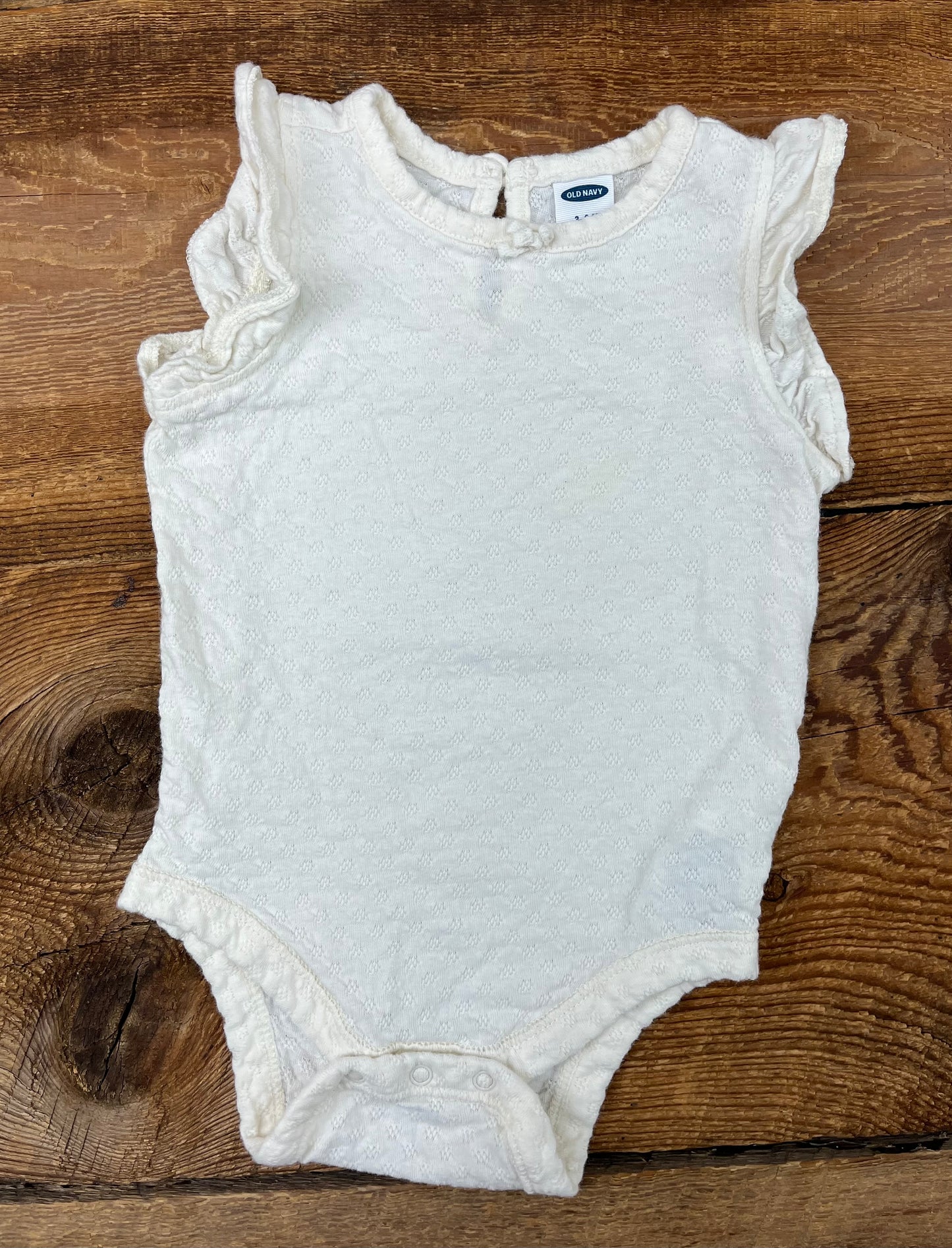 Old Navy 3-6M Ruffle Onesie