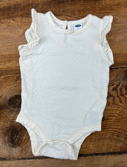 Old Navy 3-6M Ruffle Onesie