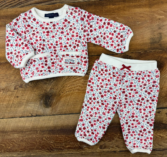 Tommy Hilfiger 6-9M Floral Lounge Set