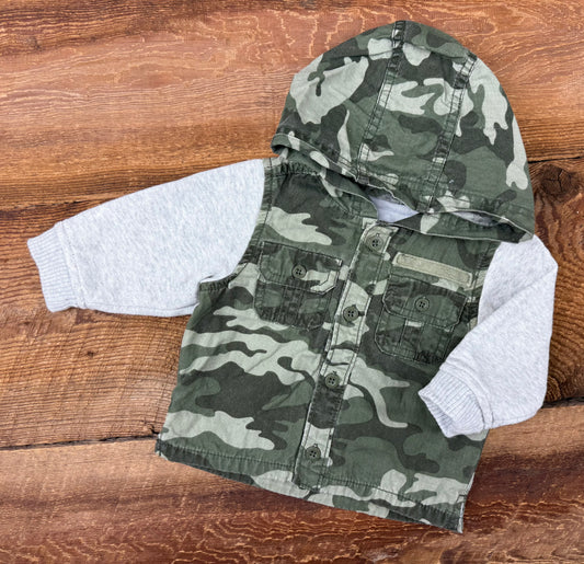 Old Navy 3-6M Lined Camo Jacket