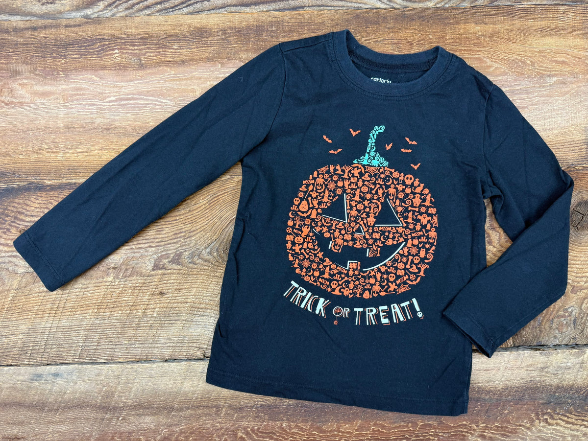 Carter's 4T Glow in the Dark Pumpkin Shirt