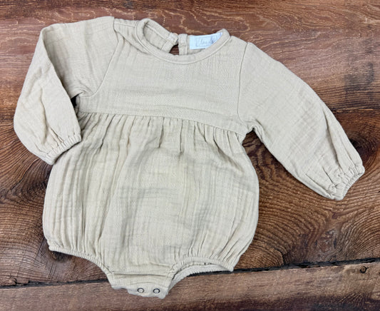 Luca Elle 0-3M Muslin Onesie