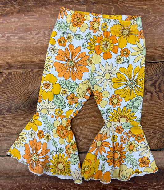 Shein 12-18M Floral Flared Pant