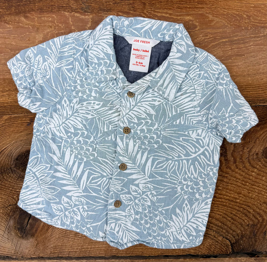 Joe Fresh 3-6M Palm Tee