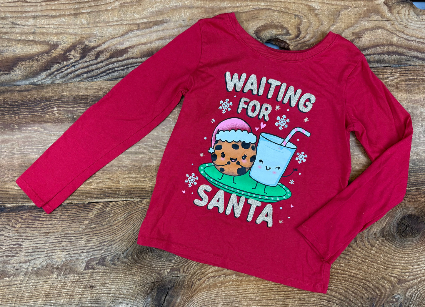 TCP 4T Waiting for Santa Shirt