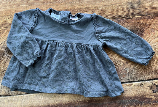 Zara 6-9M Peplum Shirt