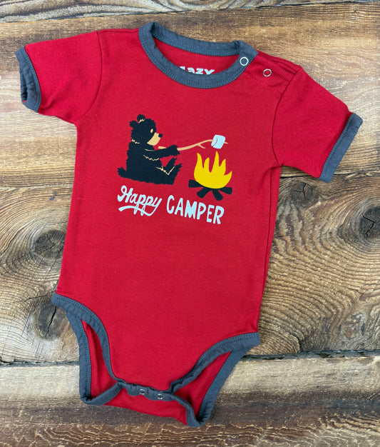 Lazy One 18M Happy Camper Onesie
