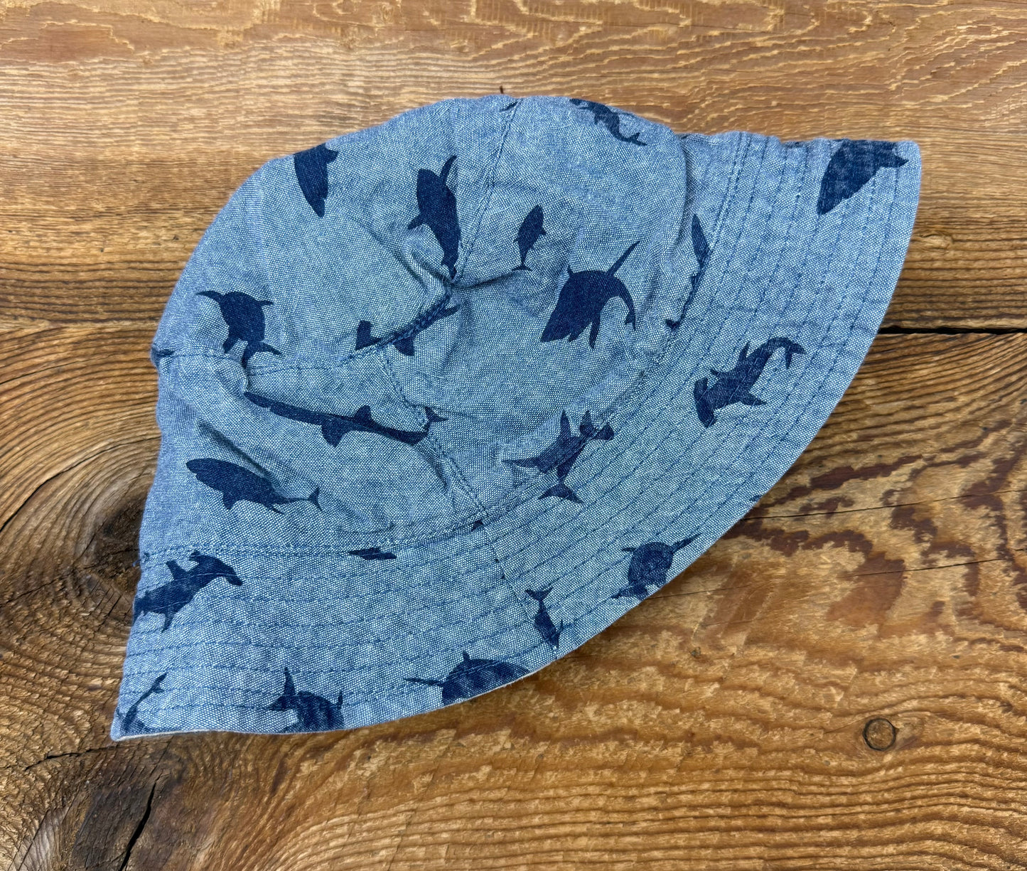 Reversible Toddler Shark Bucket Hat