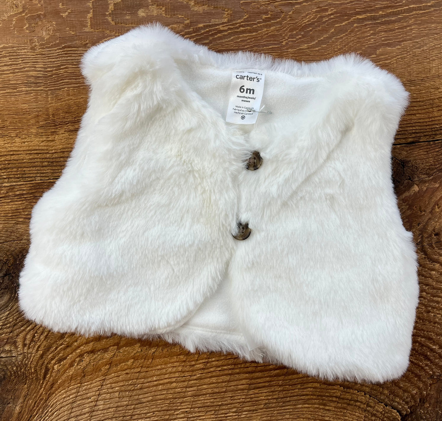 Carter’s 6M Fur Vest