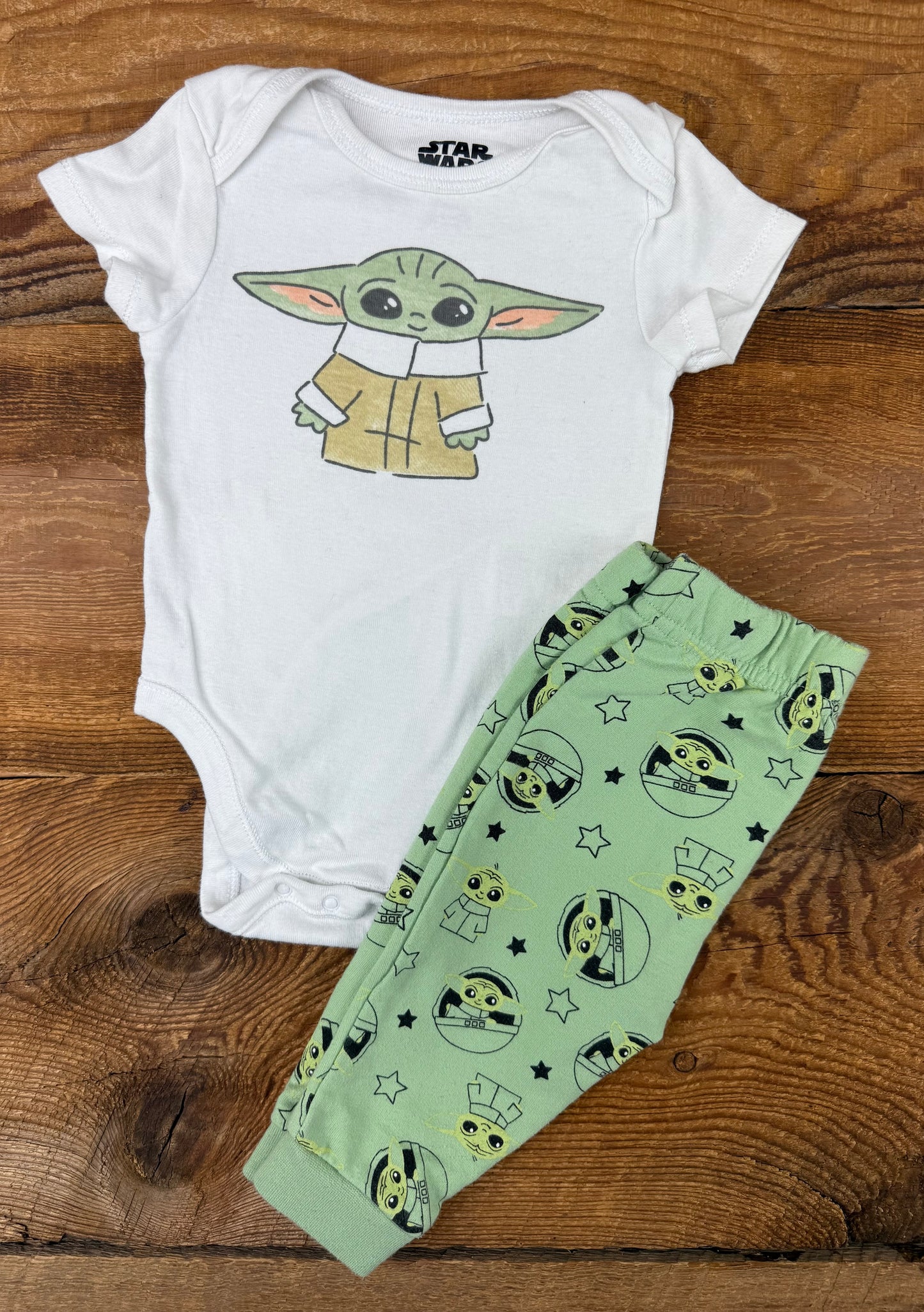 Star Wars 6-12M Yoda Outfit