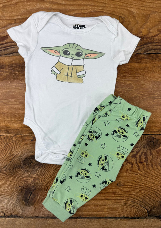 Star Wars 6-12M Yoda Outfit