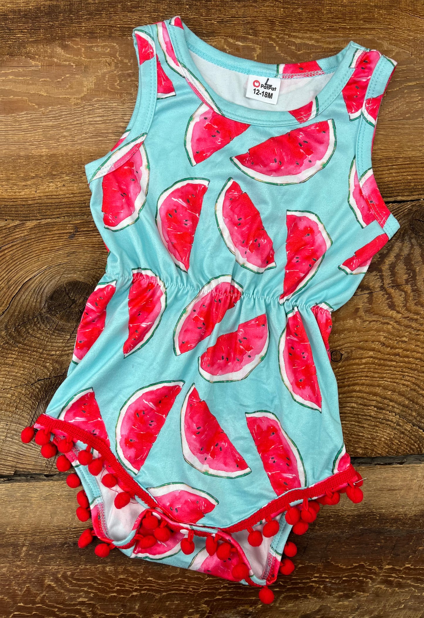 PatPat 12-18M Watermelon Romper