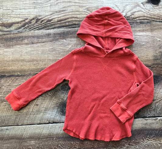 Gap 4T Hooded Waffle Shirt