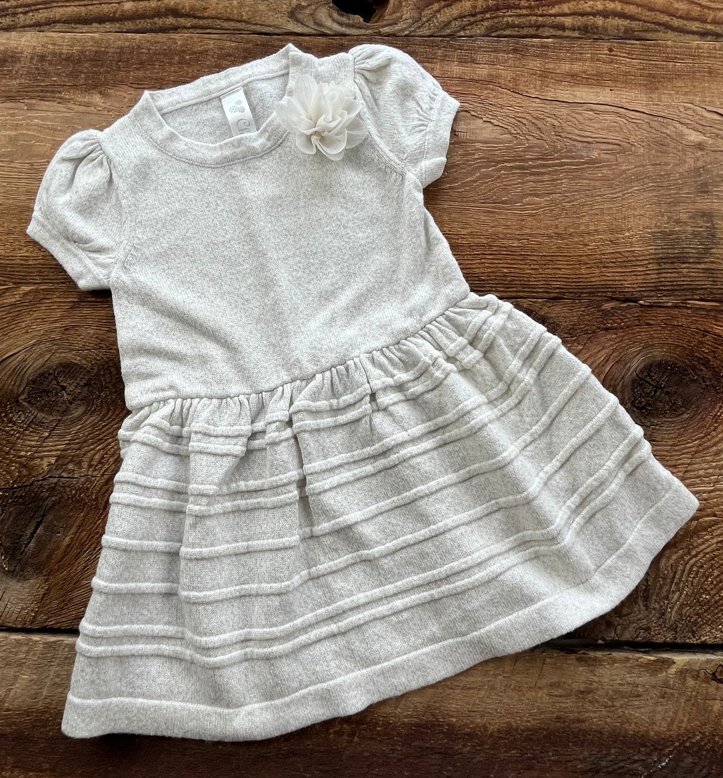 Cherokee 12M Sparkle Knit Dress