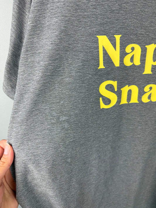 Time & Tru Maternity XXL Naps & Snacks Tee