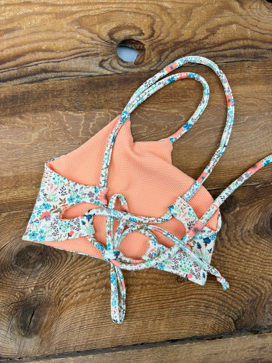 Small Shop 2T Floral Swim Top