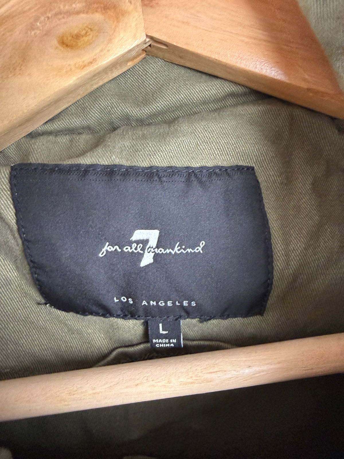 7 for all Mankind Women’s Large Utility Jacket