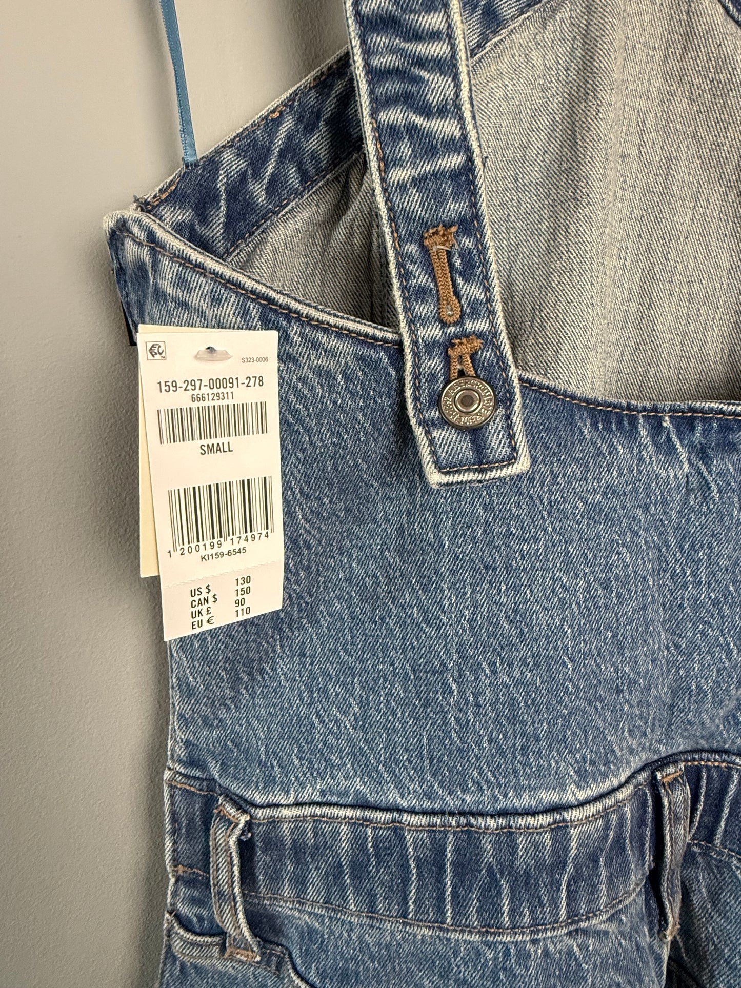 Abercrombie & Fitch Women’s Small Halter Denim Jumper