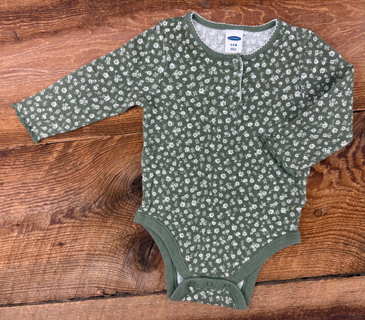 Old Navy 3-6M Floral Onesie