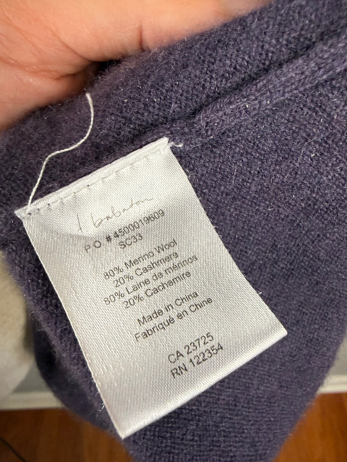 T Babaton Women’s XXS Cashmere Sweater