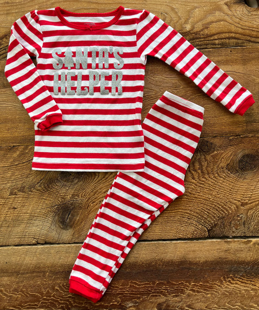 Simple Joys 2T Santa’s Helper Pajama Set