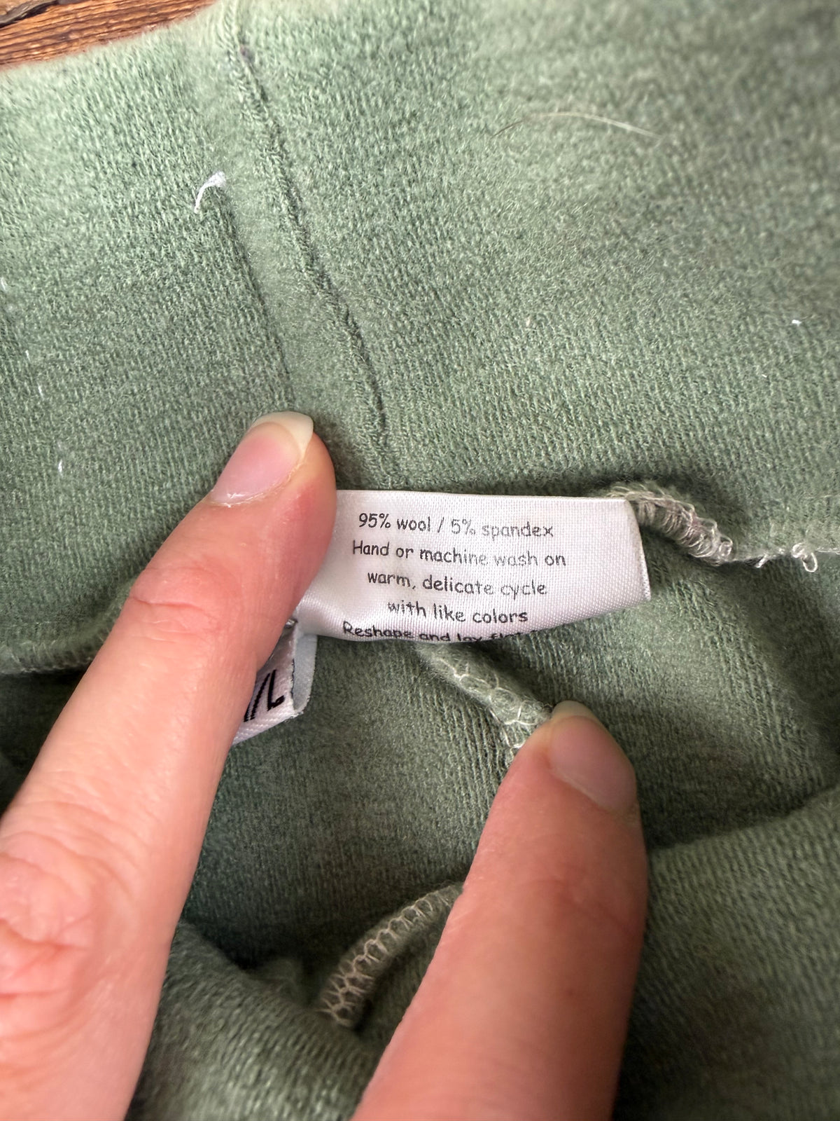 Small Shop Medium/Large Wool Jogger