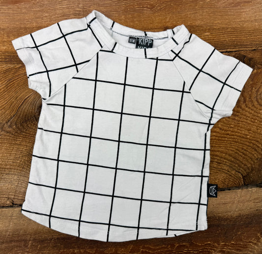 Kipp Kids 12-18M Checkered Tee