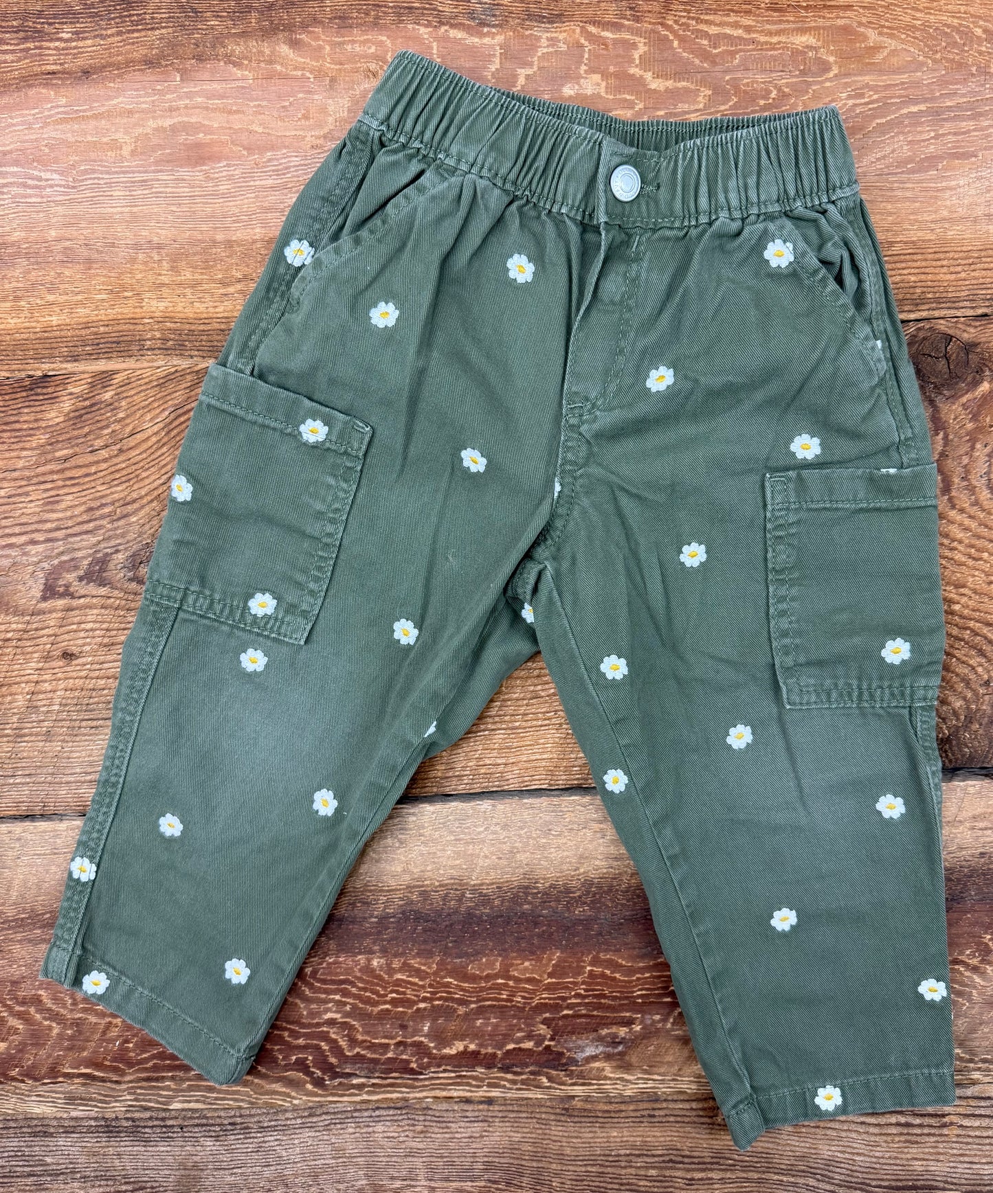 Old Navy 2T Floral Cargo Pant