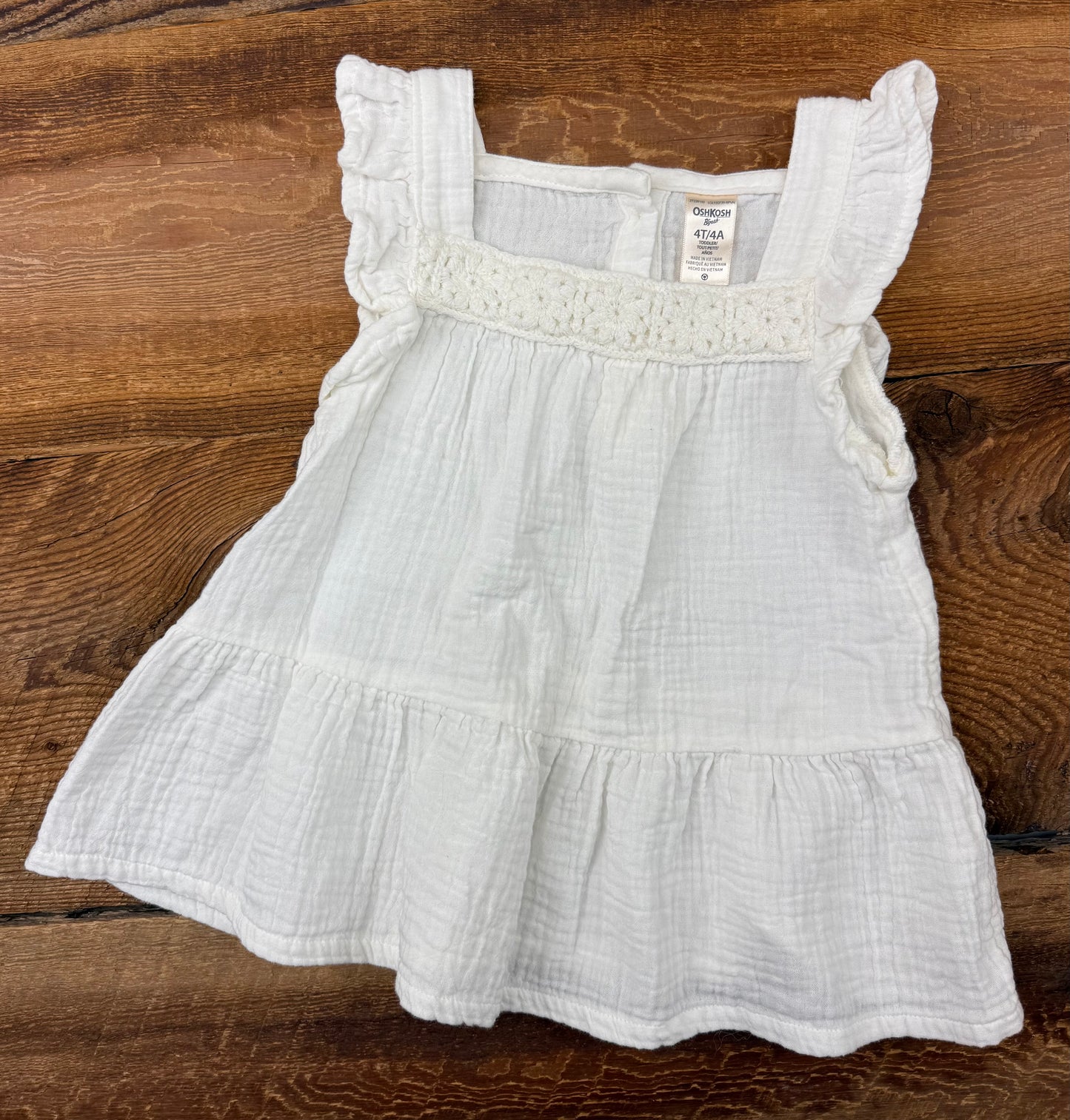 Oshkosh 4T Eyelet Tiered Tank