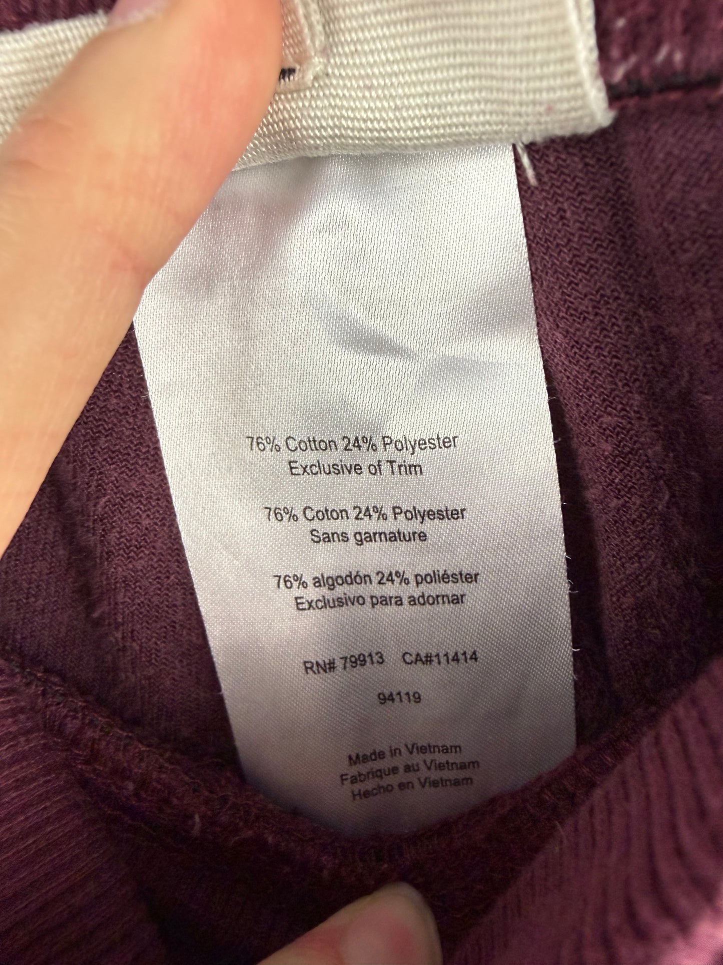 Jessica Simpson Maternity Large Valour Lounge Set