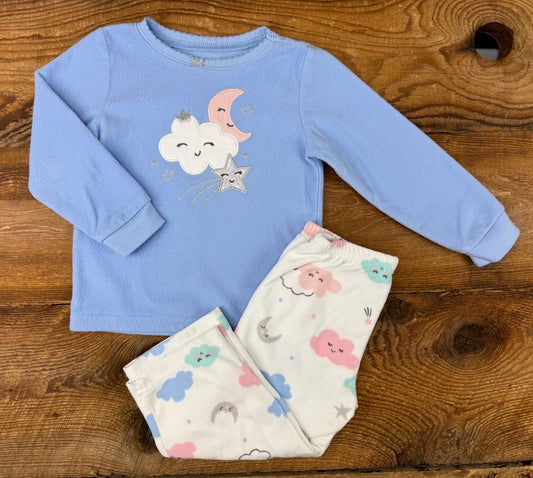Carter’s 2T Fleece Cloud Pajamas