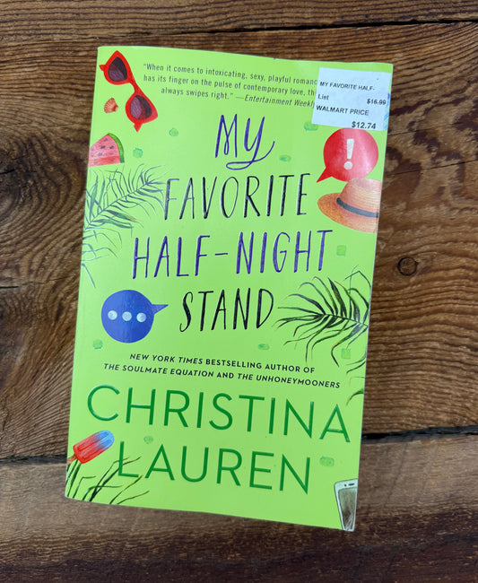Christina Lauren, My Favorite Half-Night Stand Novel