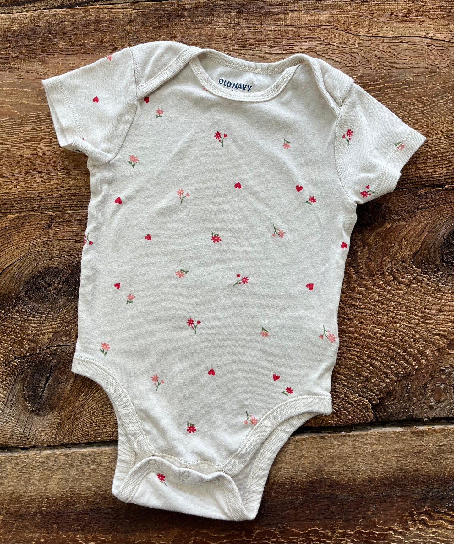 Old Navy 18-24M Floral Onesie