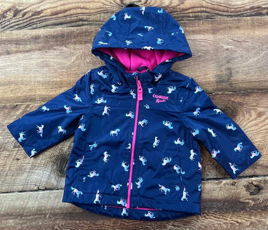 Oshkosh 12M Lined Unicorn Jacket