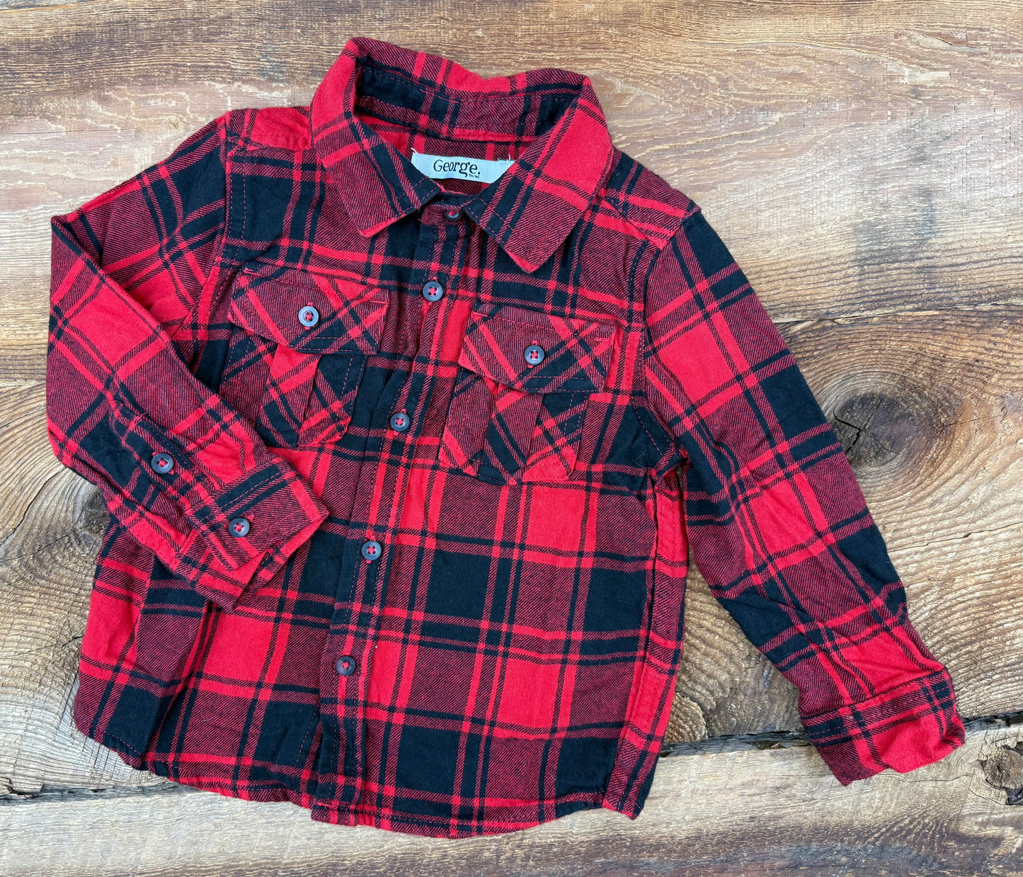 George 3T Flannel Shirt