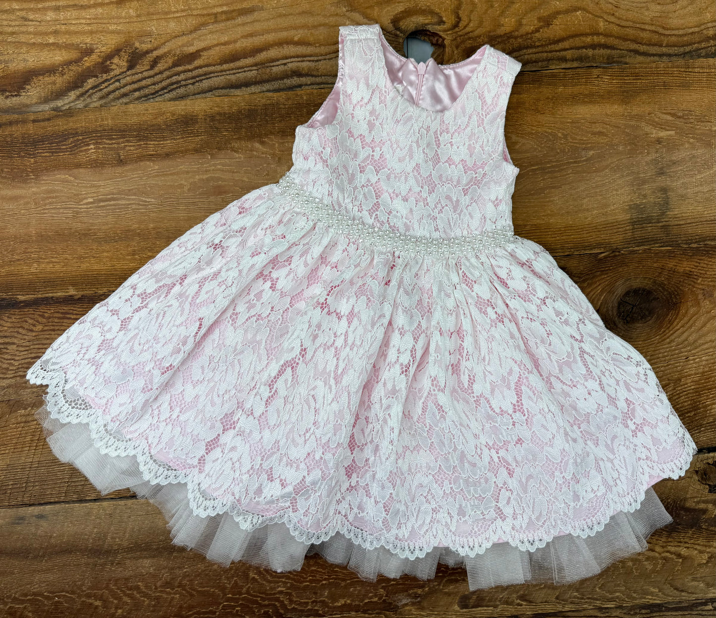 American Princess 2T Formal Lace Dress