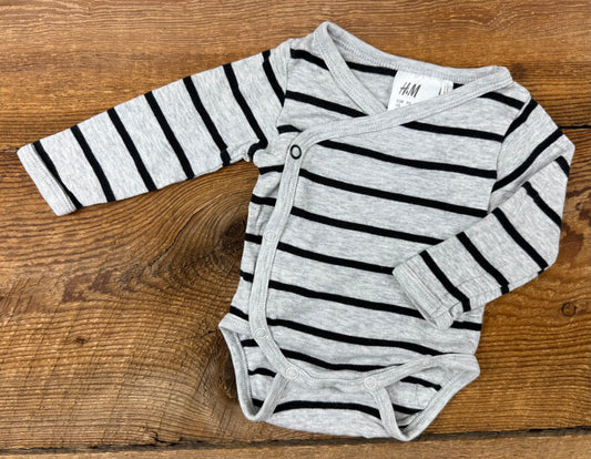 H&M NB Striped Onesie