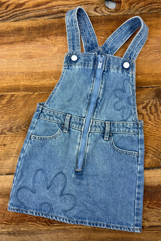 Old Navy 4T Flower Jean Skirtall