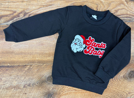 Santa Baby 3T Crewneck