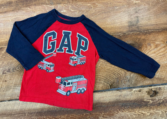 Gap 2T Firetruck Shirt