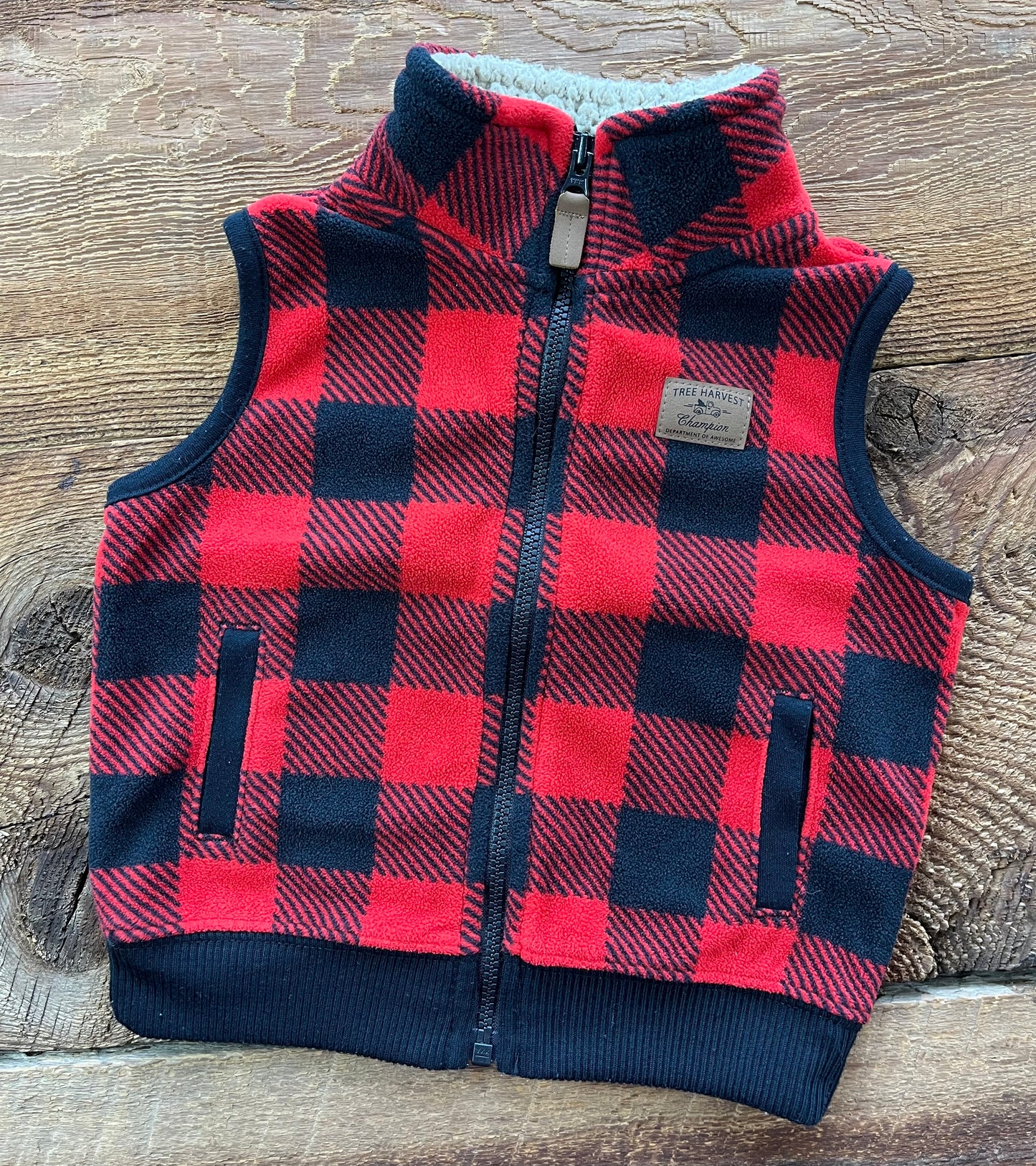 Carter’s 12M Fleece Tree Harvest Vest