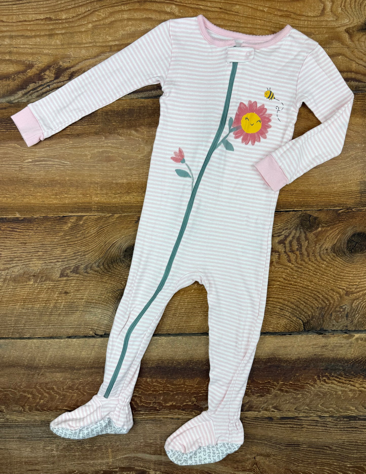 Carter’s 2T Striped Flower Sleeper