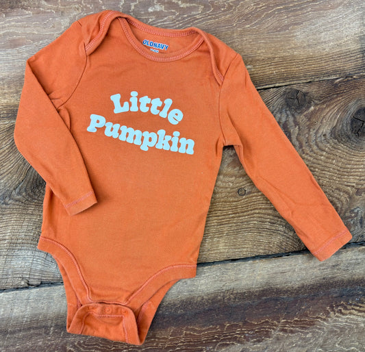 Old Navy 12-18M Little Pumpkin Onesie