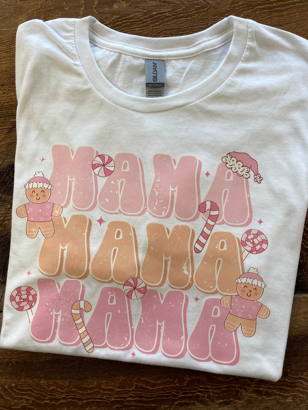 Cotton Wool Feather Co, Mama Gingerbread Tee