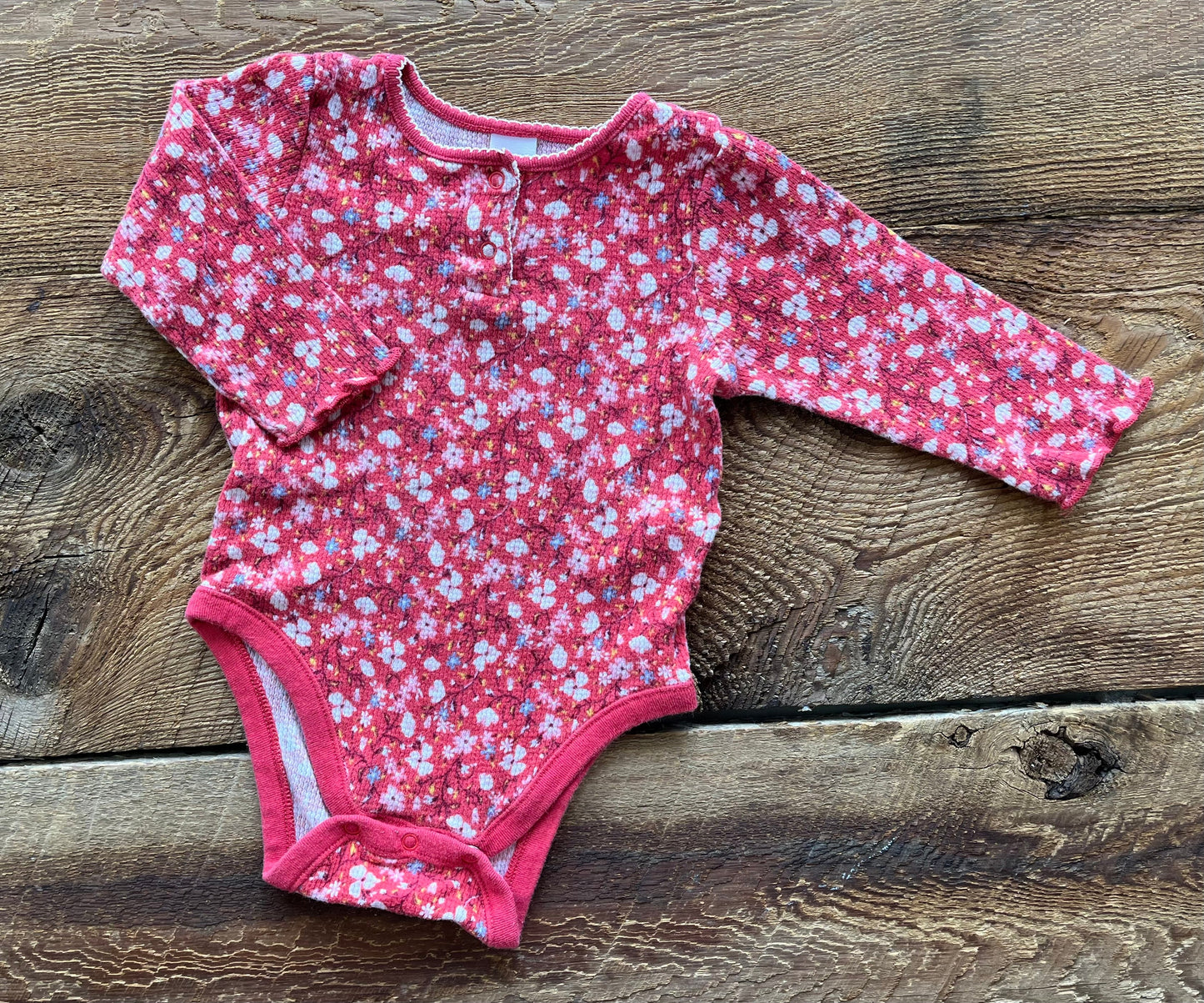 Old Navy 6-12M Floral Onesie