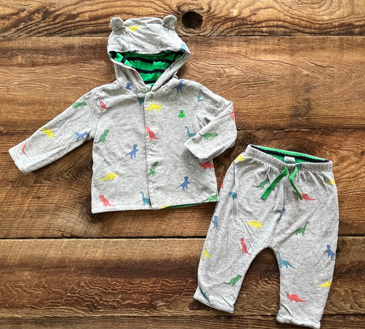 Gap 3-6M Reversible Dino Outfit