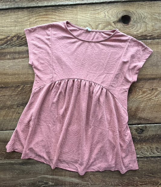 Pink Blush Medium Maternity Tee