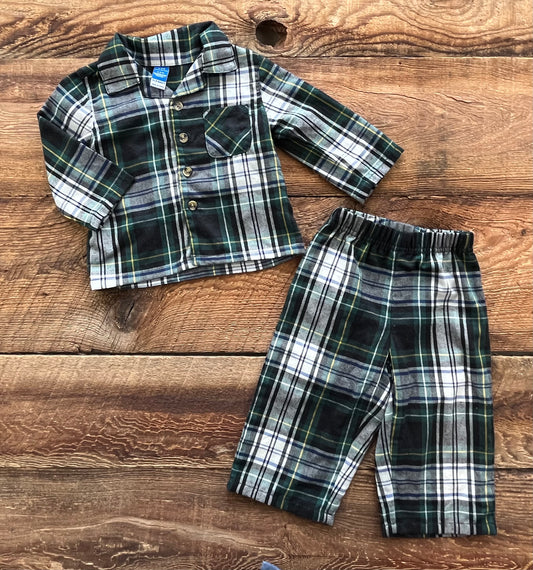 Old Navy 6-12M Plaid Pajamas